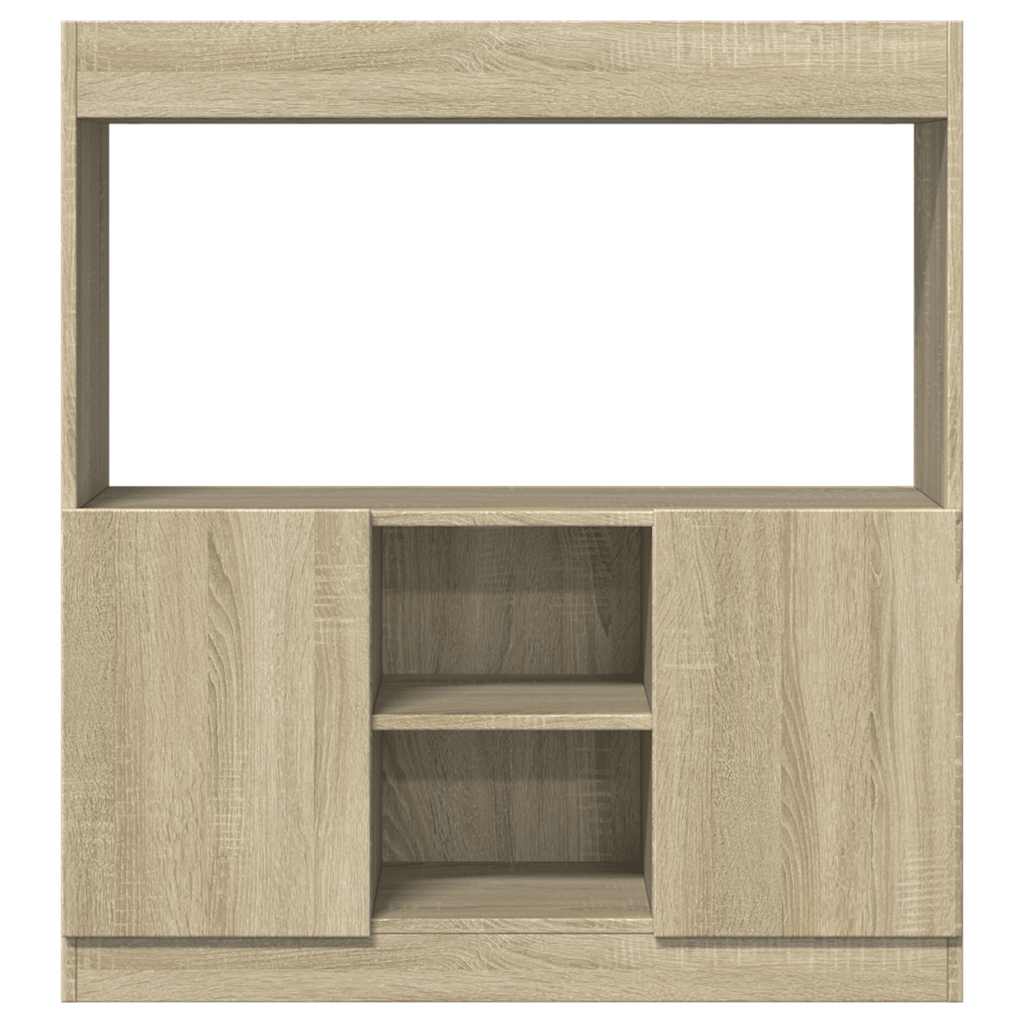 vidaXL Ντουλάπι Sonoma Δρυς 92x33x100 εκ. από Επεξεργασμένο Ξύλο