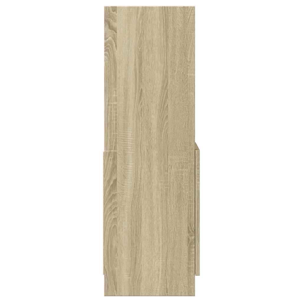 vidaXL Ντουλάπι Sonoma Δρυς 92x33x100 εκ. από Επεξεργασμένο Ξύλο