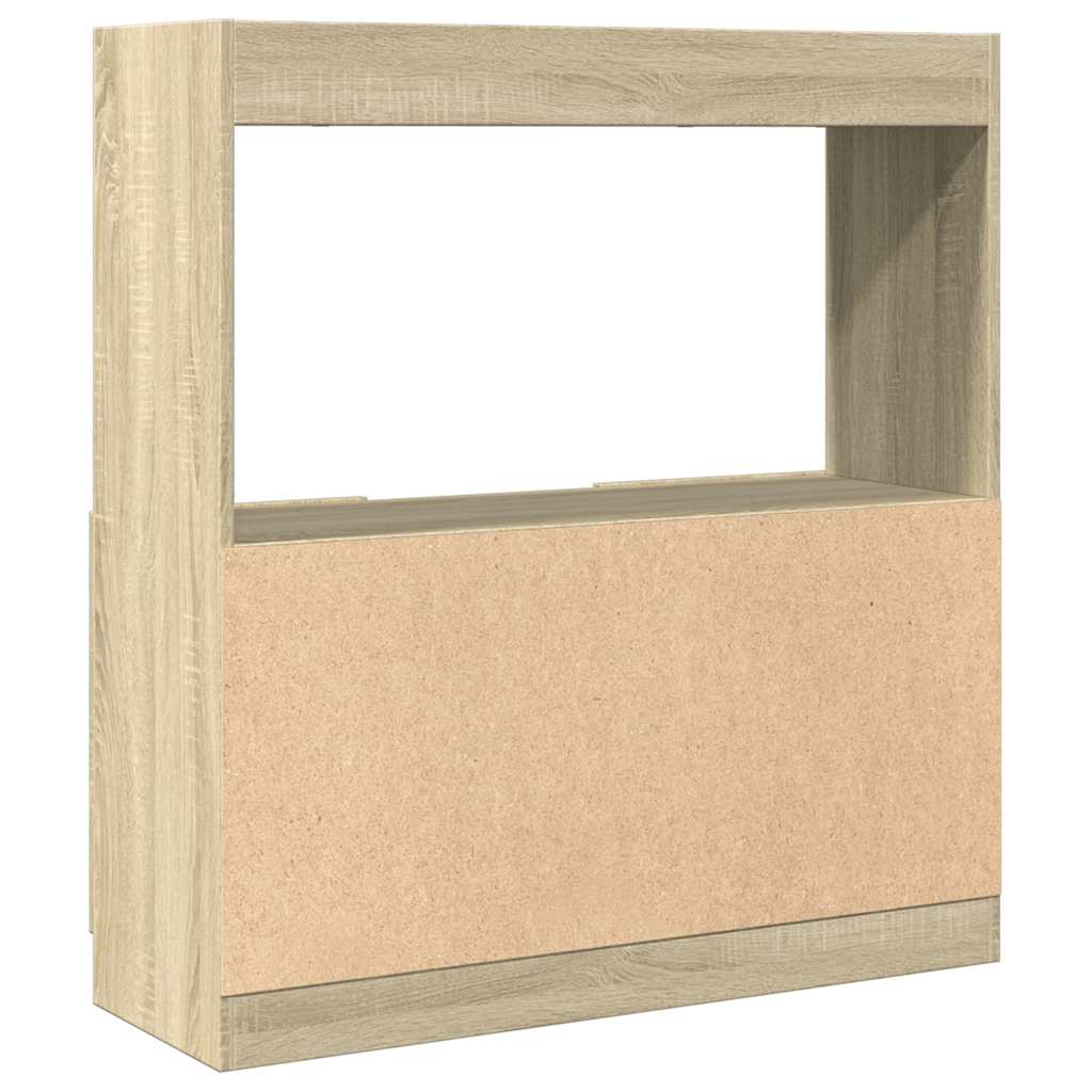 vidaXL Ντουλάπι Sonoma Δρυς 92x33x100 εκ. από Επεξεργασμένο Ξύλο