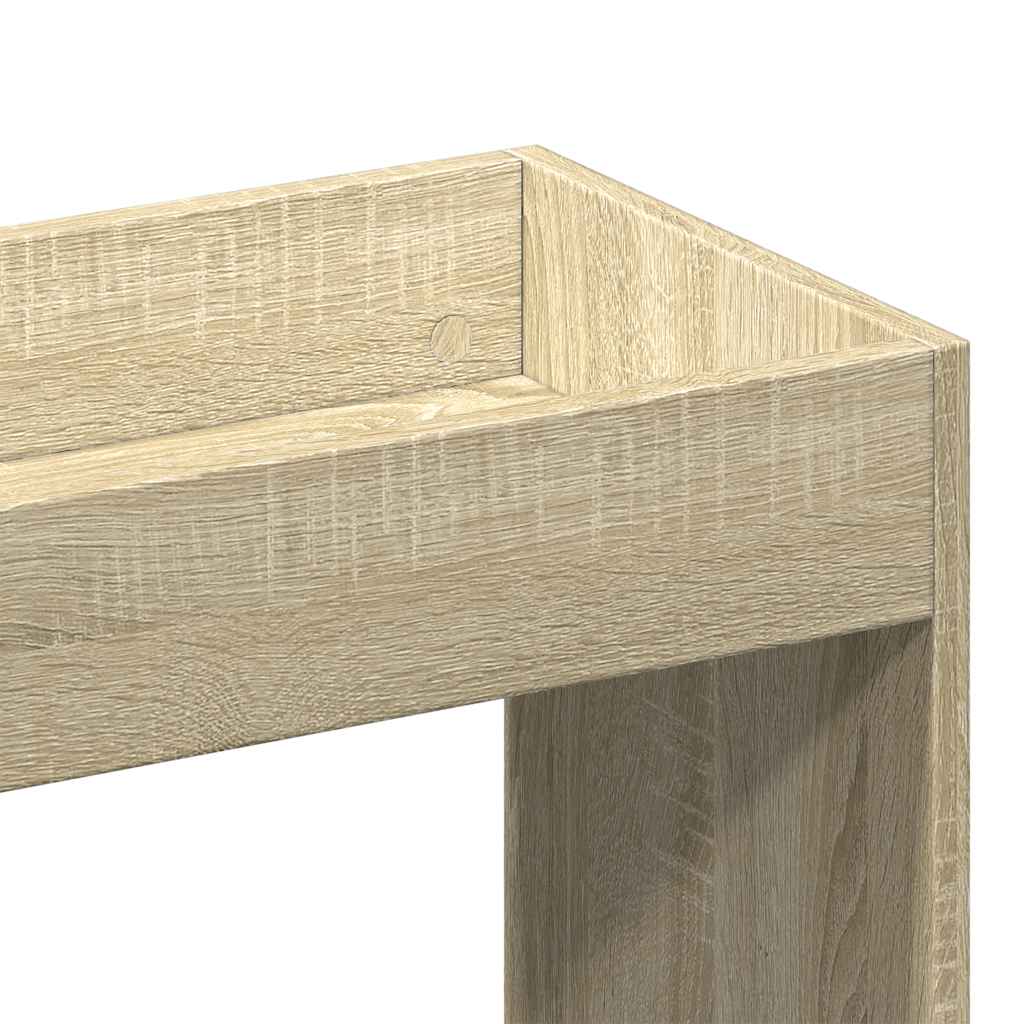 vidaXL Ντουλάπι Sonoma Δρυς 92x33x100 εκ. από Επεξεργασμένο Ξύλο