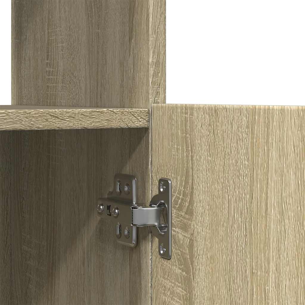 vidaXL Ντουλάπι Sonoma Δρυς 92x33x100 εκ. από Επεξεργασμένο Ξύλο
