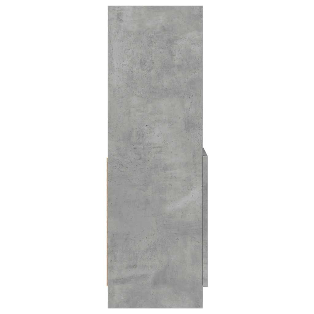 vidaXL Ντουλάπι Γκρι Σκυρ. 92x33x100 εκ. από Επεξεργασμένο Ξύλο