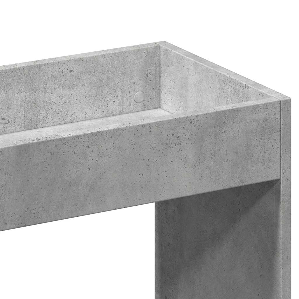 vidaXL Ντουλάπι Γκρι Σκυρ. 92x33x100 εκ. από Επεξεργασμένο Ξύλο