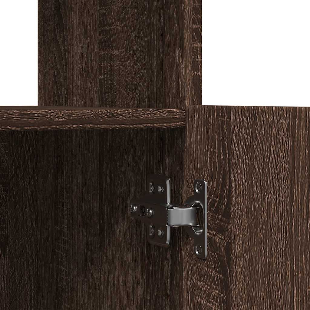 vidaXL Ντουλάπι Καφέ Δρυς 92 x 33 x 100 εκ. από Επεξεργασμένο Ξύλο