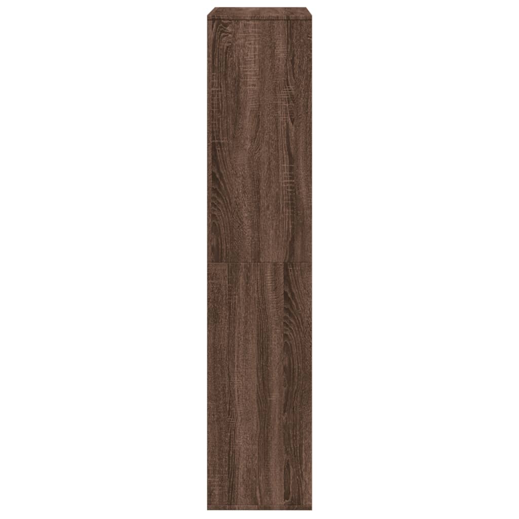 vidaXL Βιβλιοθήκη Καφέ Δρυς 100x33x156,5 εκ. από Επεξεργασμένο Ξύλο