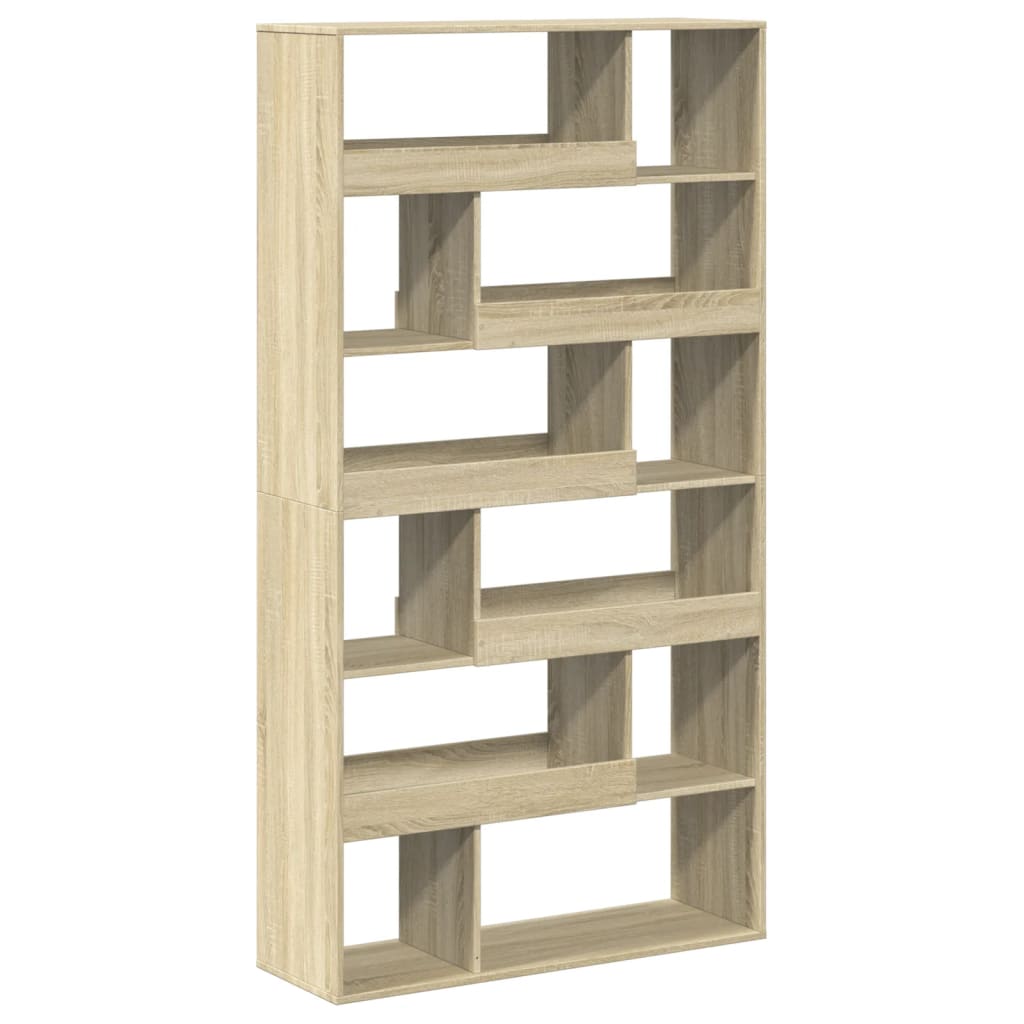 vidaXL Βιβλιοθήκη Sonoma Δρυς 100x33x187,5 εκ. από Επεξεργασμένο Ξύλο