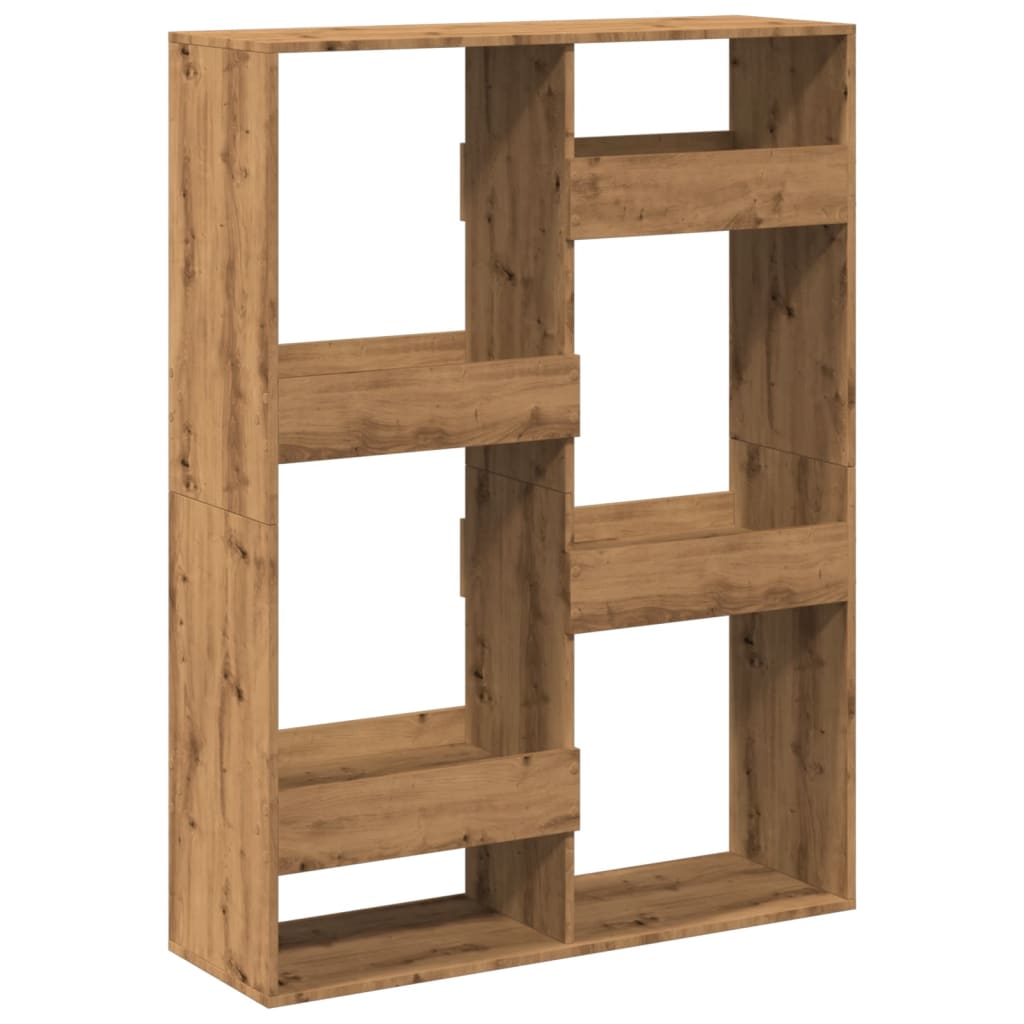vidaXL Βιβλιοθήκη Αρτισιανή Δρυς 100x33x135 εκ. Επεξ. Ξύλο