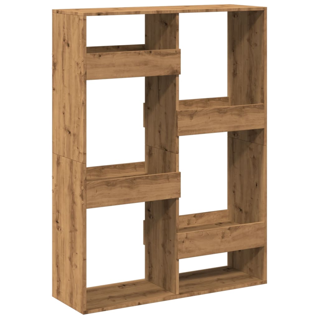 vidaXL Βιβλιοθήκη Αρτισιανή Δρυς 100x33x135 εκ. Επεξ. Ξύλο