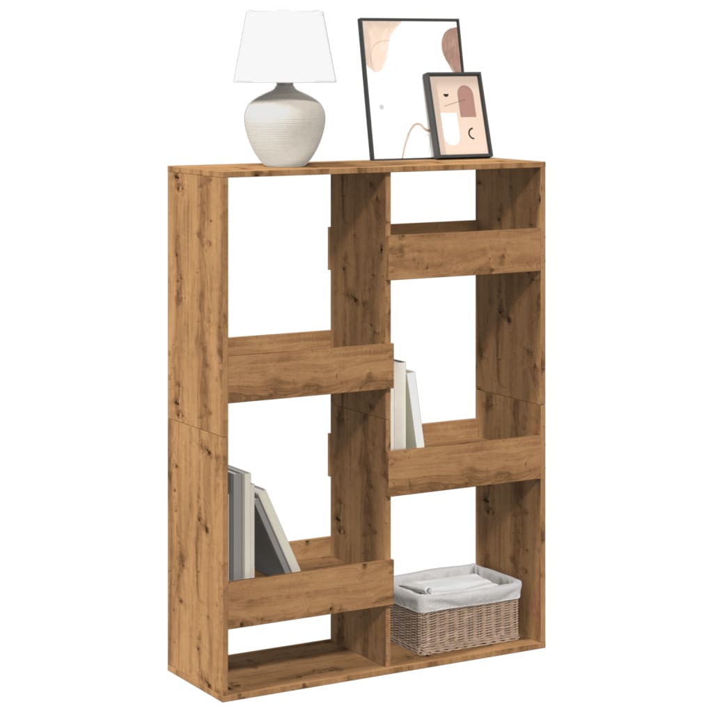 vidaXL Βιβλιοθήκη Αρτισιανή Δρυς 100x33x135 εκ. Επεξ. Ξύλο
