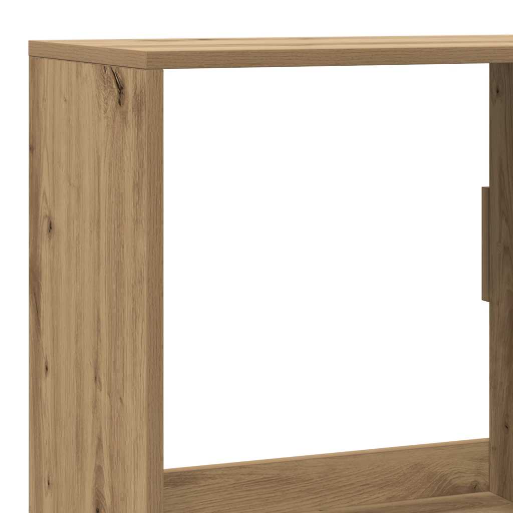 vidaXL Βιβλιοθήκη Αρτισιανή Δρυς 100x33x155,5εκ από Επεξεργασμένο Ξύλο