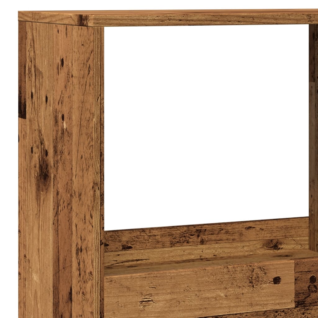 vidaXL Βιβλιοθήκη Όψη Παλαιού Ξύλου 100x33x175 εκ. Επεξεργασμένο Ξύλο