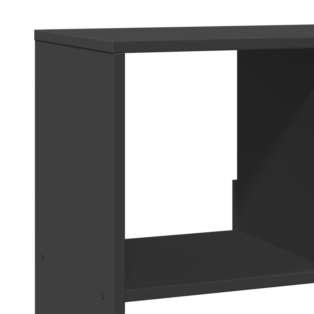 vidaXL Βιβλιοθήκη/Διαχωριστικό Χώρου Μαύρη 100x33x187,5 εκ. Επεξ. Ξύλο