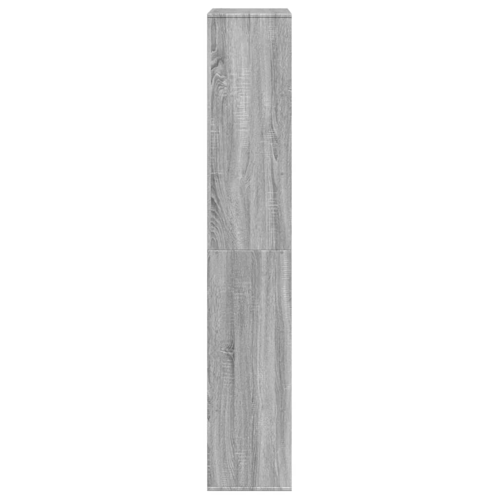 vidaXL Βιβλιοθήκη/Διαχωριστικό Χώρου Γκρι 100x33x187,5 εκ. Επεξ. Ξύλο
