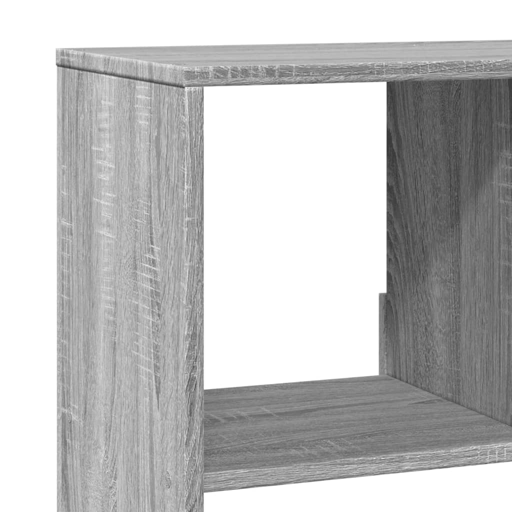 vidaXL Βιβλιοθήκη/Διαχωριστικό Χώρου Γκρι 100x33x187,5 εκ. Επεξ. Ξύλο