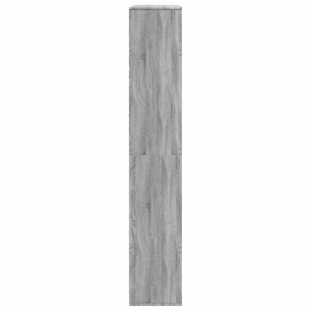 vidaXL Βιβλιοθήκη/Διαχωριστικό Χώρου Γκρι 100x33x187,5 εκ. Επεξ. Ξύλο