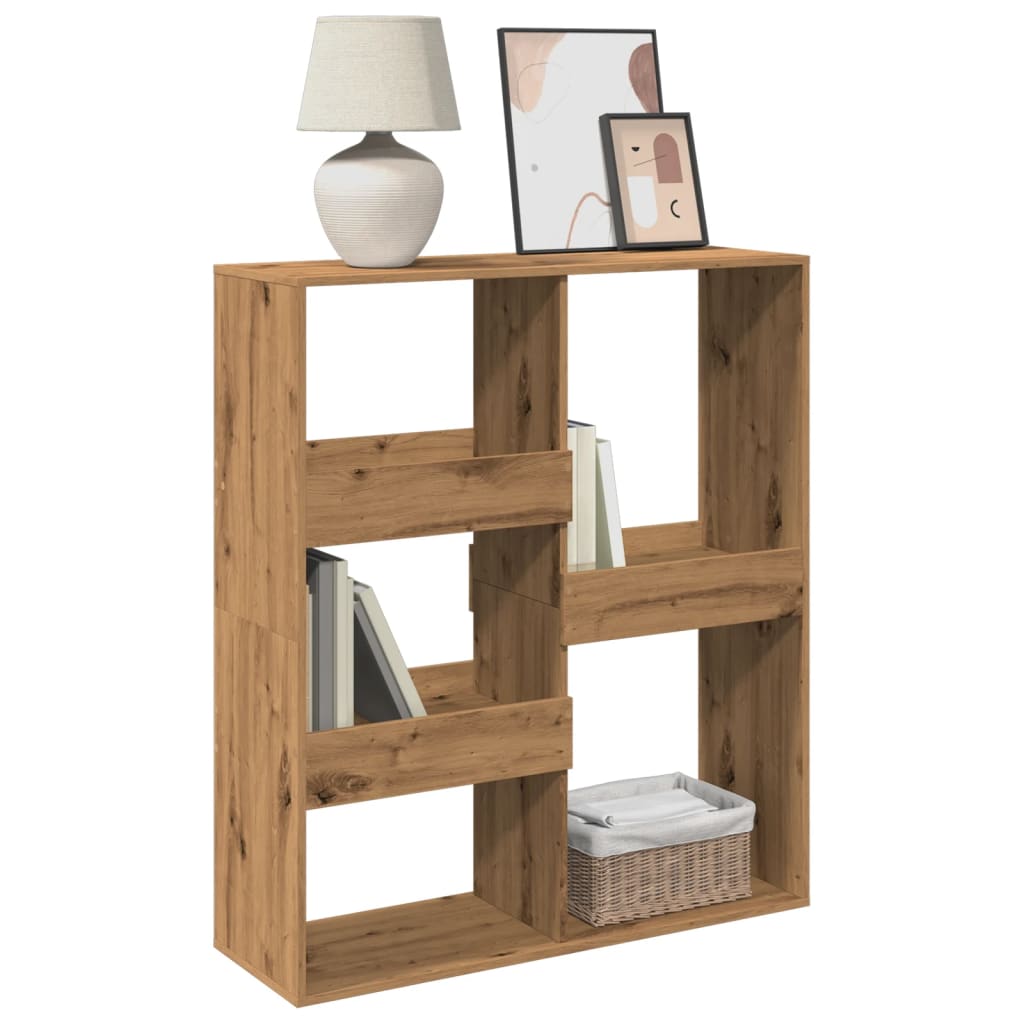 vidaXL Βιβλιοθήκη/Διαχωριστικό Χώρου Δρυς 100x33x115 εκ. Επεξ. Ξύλο