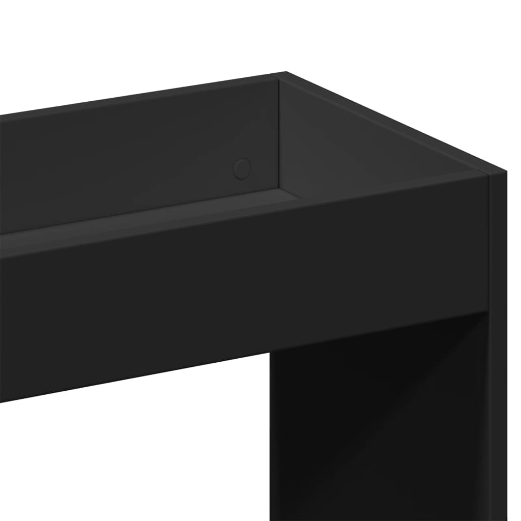 vidaXL Ντουλάπι Μαύρο 63x33x180 εκ. από Επεξεργασμένο Ξύλο