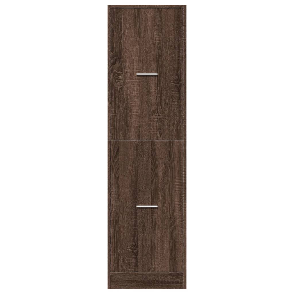 vidaXL Συρταριέρα Γενικής Χρήσης Καφέ Δρυς 40x41x144,5 εκ. Επεξ. Ξύλο