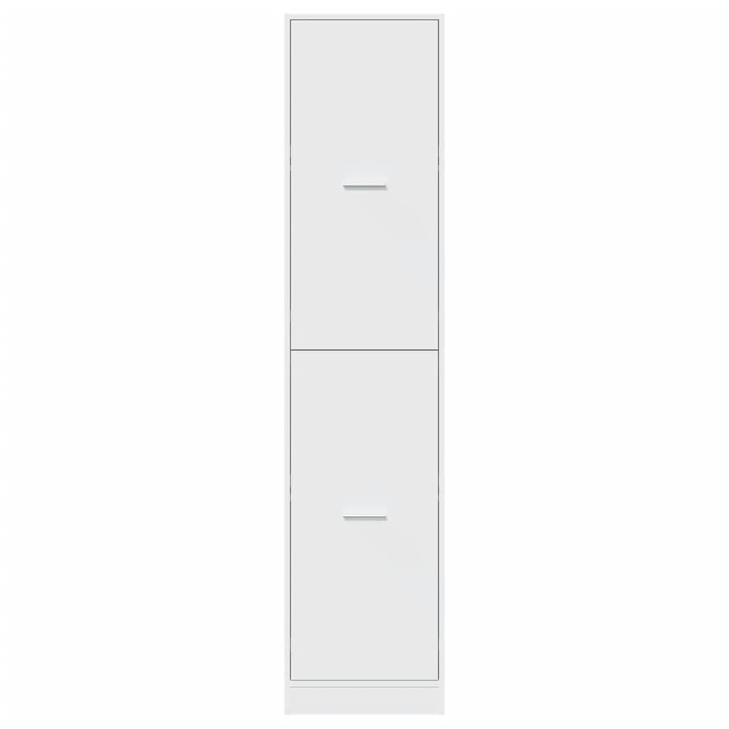 vidaXL Συρταριέρα Γενικής Χρήσης Λευκή 40x41x174,5 εκ. Επεξ. Ξύλο