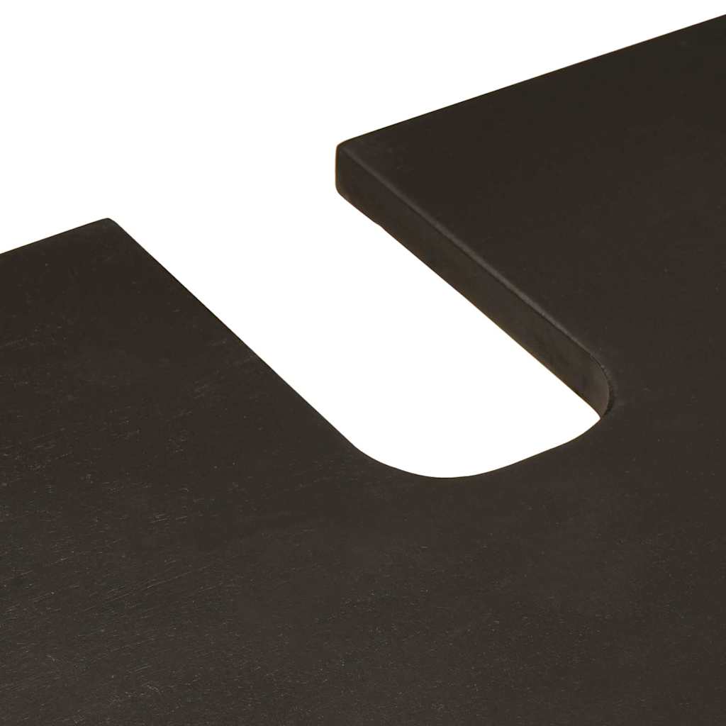 vidaXL Σετ επίπλων μπάνιου 5 pcs Μαύρο και Χρυσό 38 x 33 x 160 εκ.