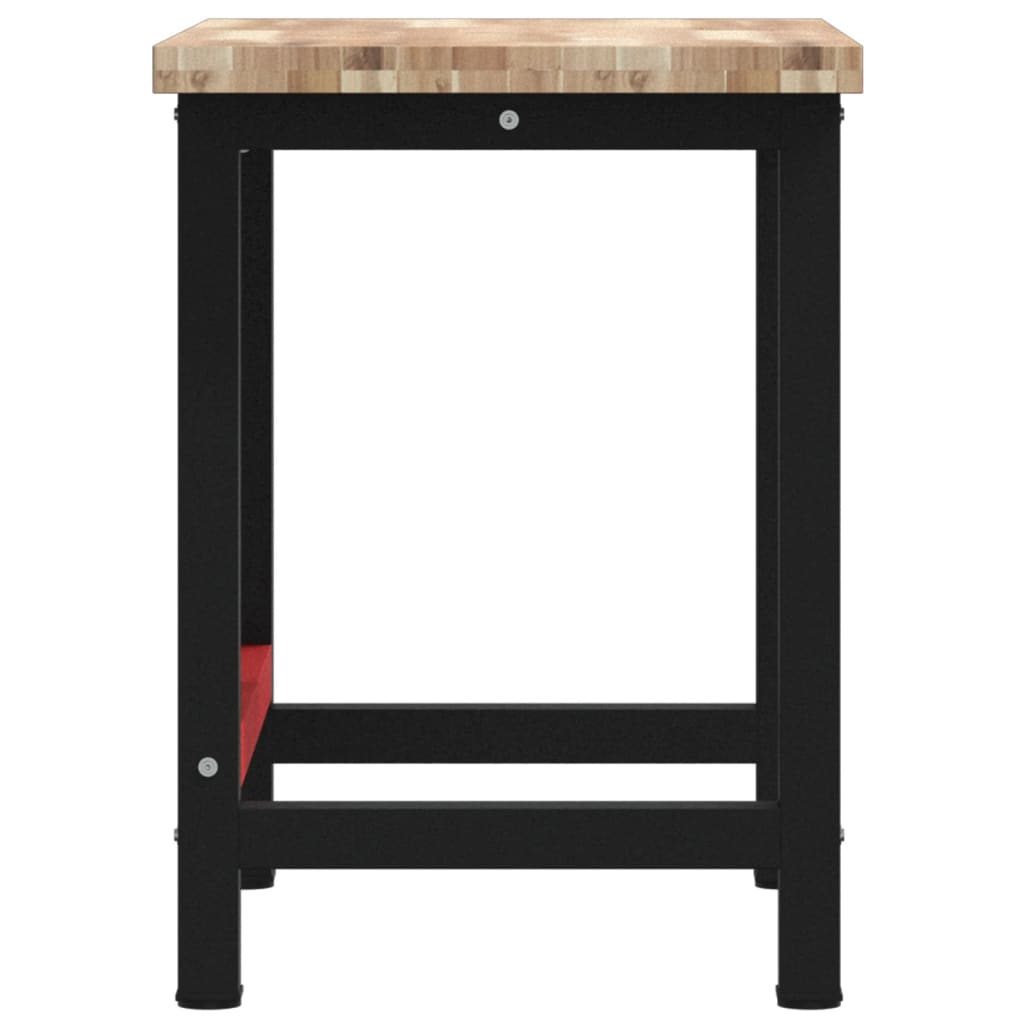 vidaXL Πάγκος Εργασίας Ορθογώνιος 100x60x83 εκ. από Μασίφ Ξύλο Ακακίας