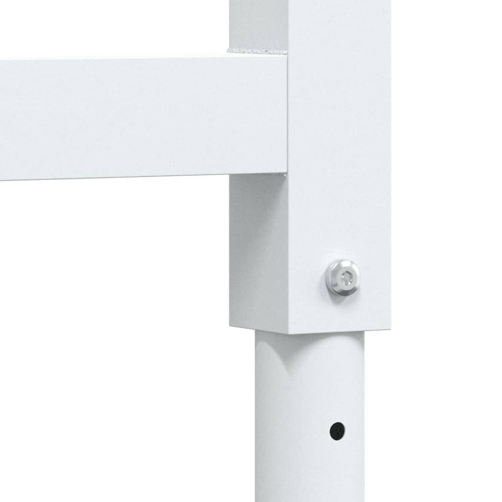 vidaXL Πάγκος Εργασίας Ορθογώνιος 100x60x(73-99,5) εκ Μασίφ Ξύλο Δρυός