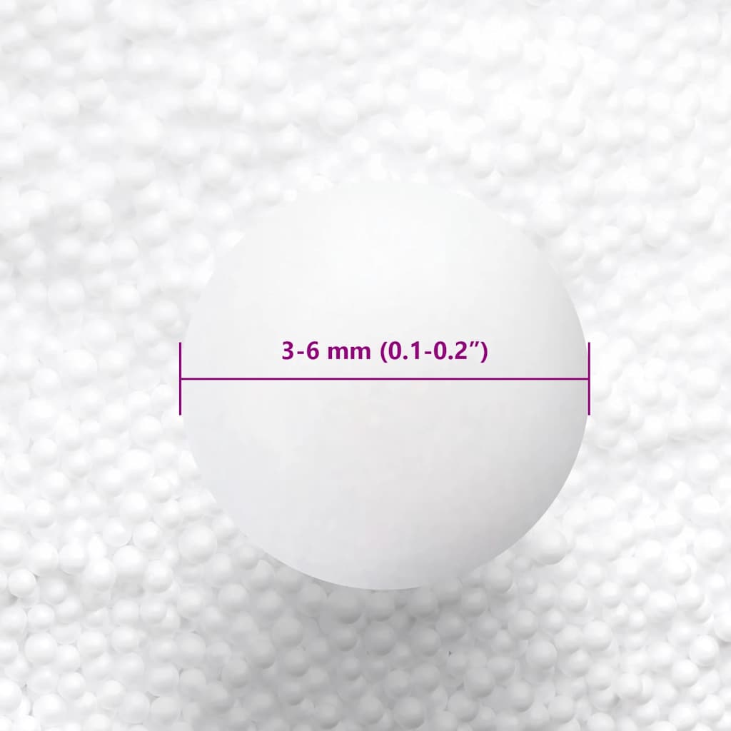 vidaXL Γέμισμα EPS 200 L Λευκό 10 kg/m³