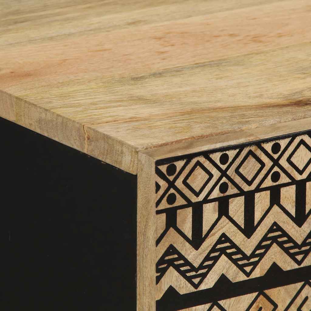 vidaXL Έπιπλα Μπάνιου Σετ 4 Τεμαχίων από Μασίφ Ξύλο Μάνγκο