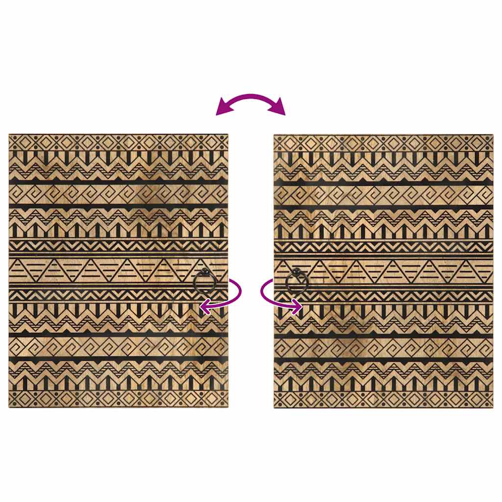 vidaXL Έπιπλα Μπάνιου Σετ 5 Τεμαχίων από Μασίφ Ξύλο Μάνγκο