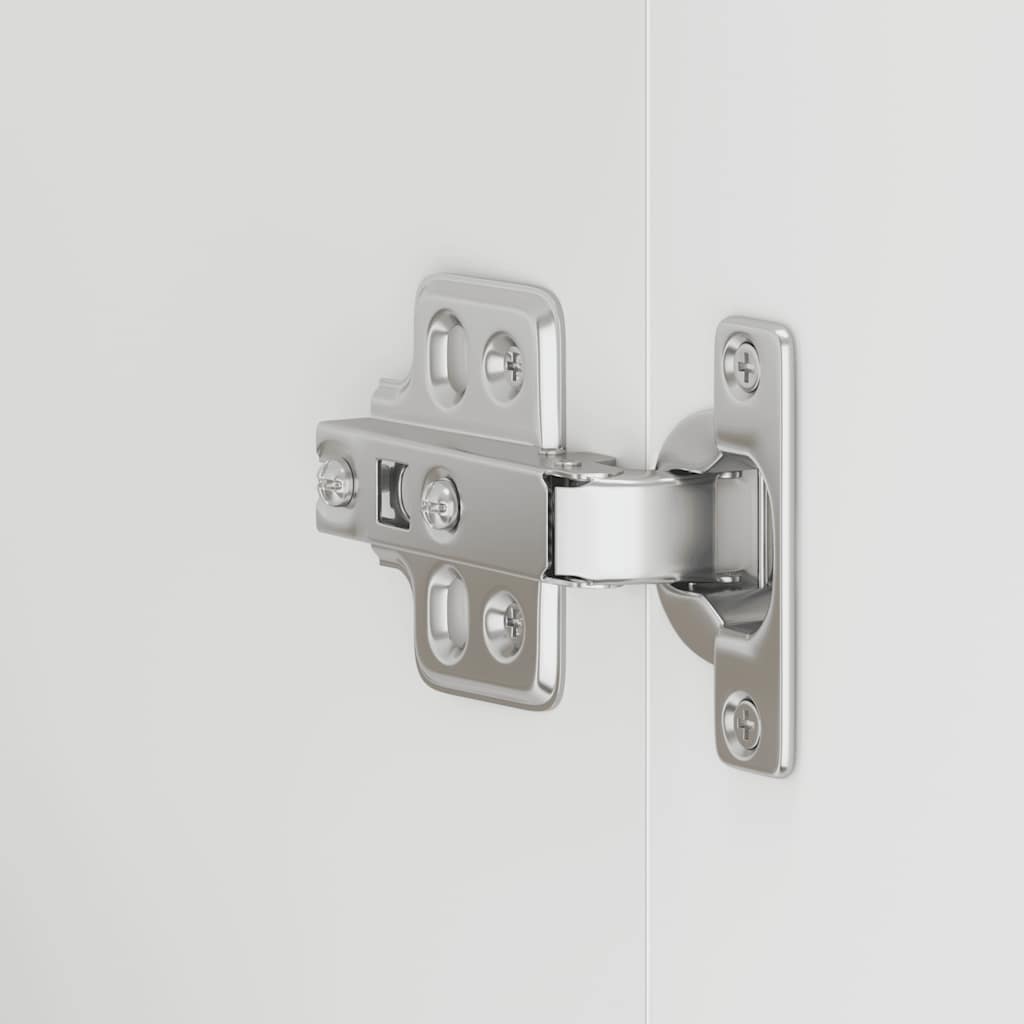 vidaXL ντουλάπια τοίχου κουζίνας 2 τεμάχια "Porto" High Gloss White