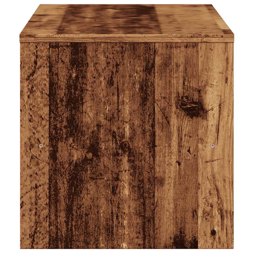 vidaXL Έπιπλο Τηλεόρασης Παλιό Ξύλο 100 x 40 x 40 εκ. από Μοριοσανίδα