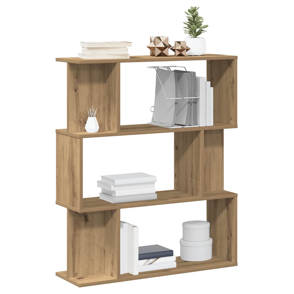 vidaXL Ντουλάπι βιβλίων Artisan Oak 80x24x96 cm Κατασκευασμένο ξύλο