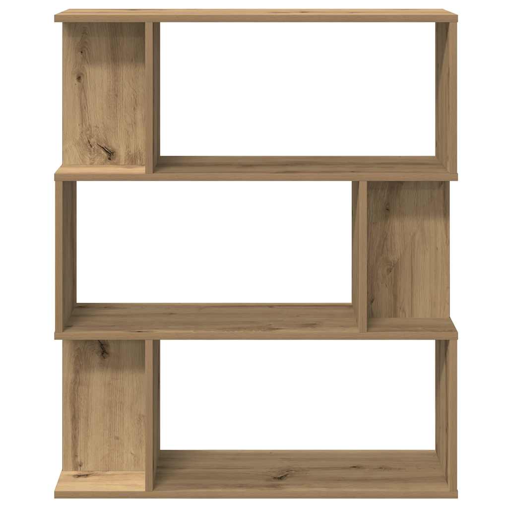 vidaXL Ντουλάπι βιβλίων Artisan Oak 80x24x96 cm Κατασκευασμένο ξύλο