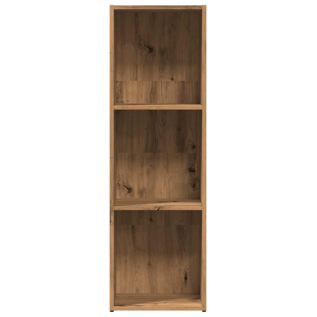 vidaXL Βιβλιοθήκη Artisan Δρυς 36x30x114 εκ. Επεξεργασμένο Ξύλο