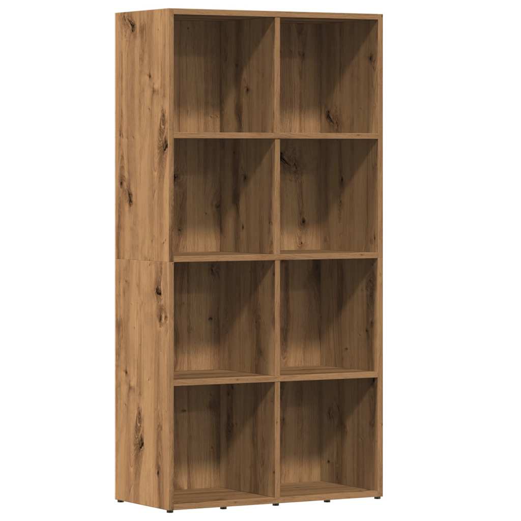 vidaXL Ντουλάπι βιβλίων Artisan Oak 66x30x130 cm Κατασκευασμένο ξύλο