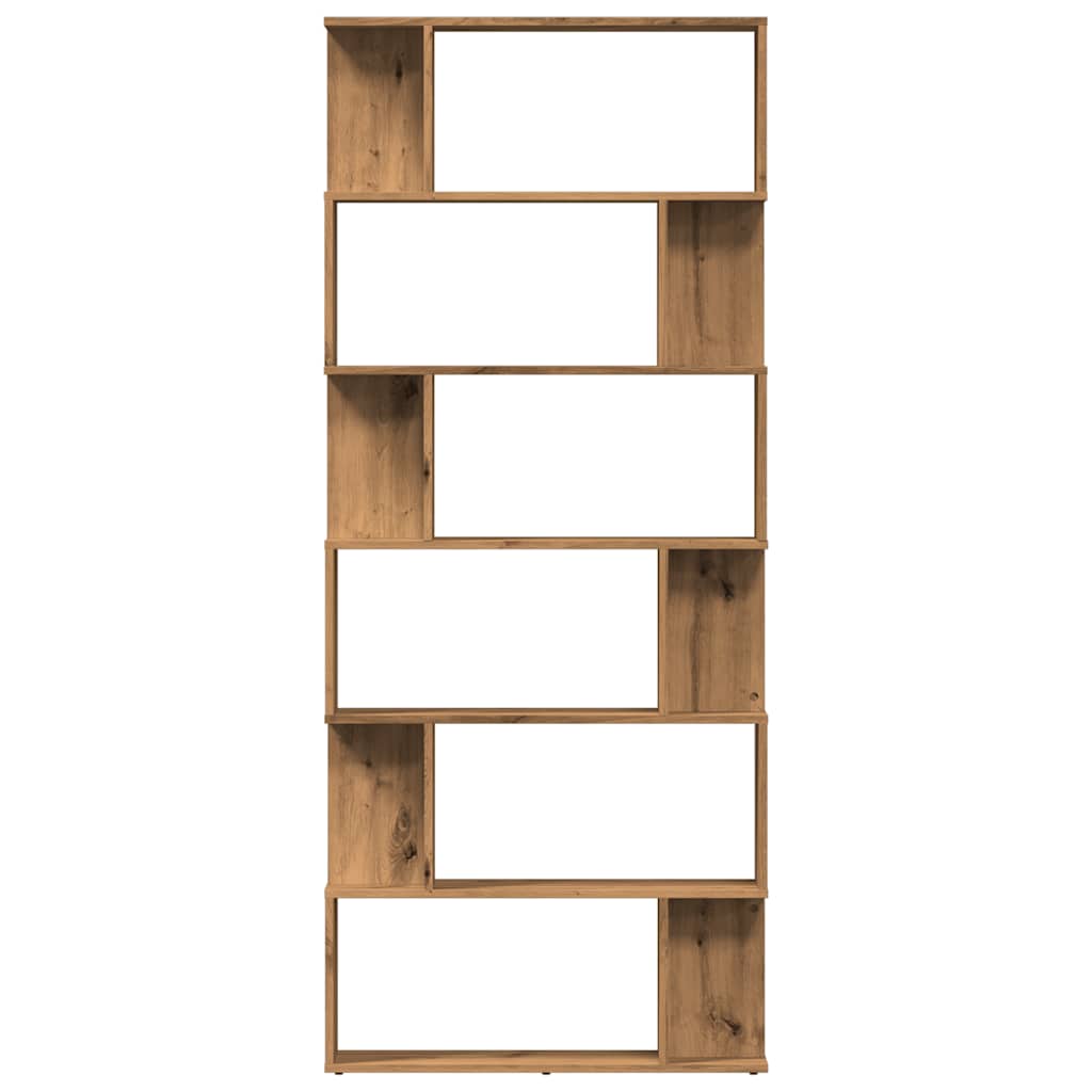 vidaXL Ντουλάπι βιβλίων Artisan Oak 80x24x192 cm Κατασκευασμένο ξύλο