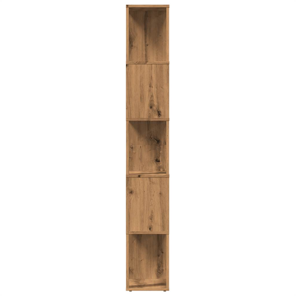 vidaXL Βιβλιοθήκη Artisan Δρυς 45x24x159 εκ. Επεξεργασμένο Ξύλο