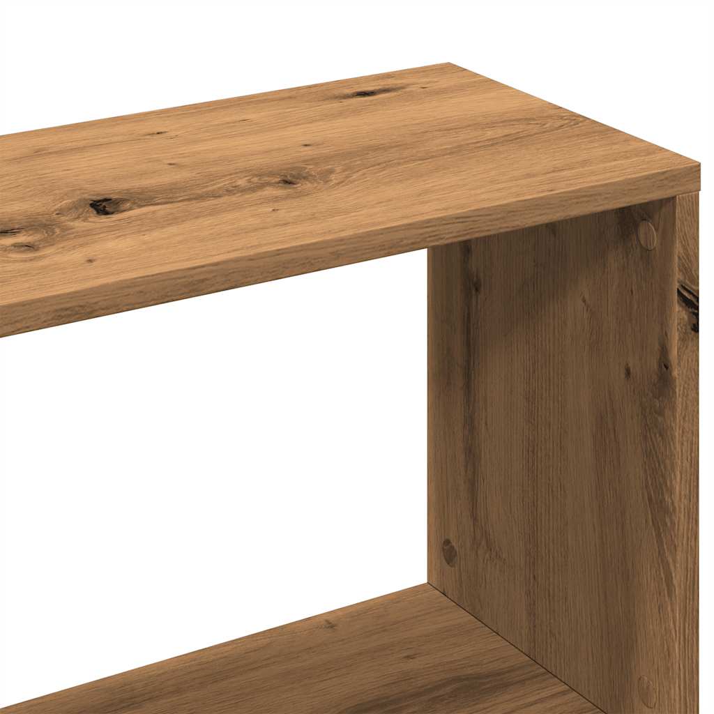 vidaXL Βιβλιοθήκη Artisan Δρυς 45x24x159 εκ. Επεξεργασμένο Ξύλο
