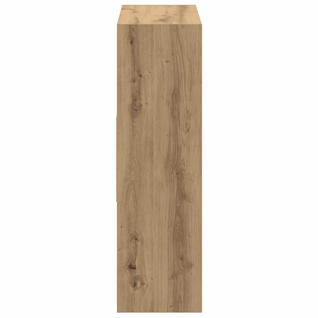 vidaXL Ντουλάπι βιβλίων Artisan Oak 97,5x29,5x100 cm Ξύλο μηχανής