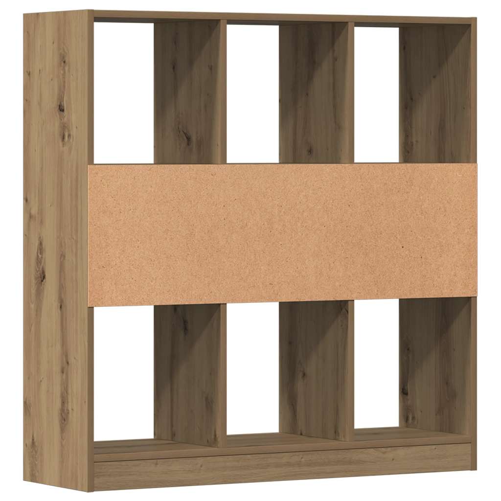 vidaXL Ντουλάπι βιβλίων Artisan Oak 97,5x29,5x100 cm Ξύλο μηχανής