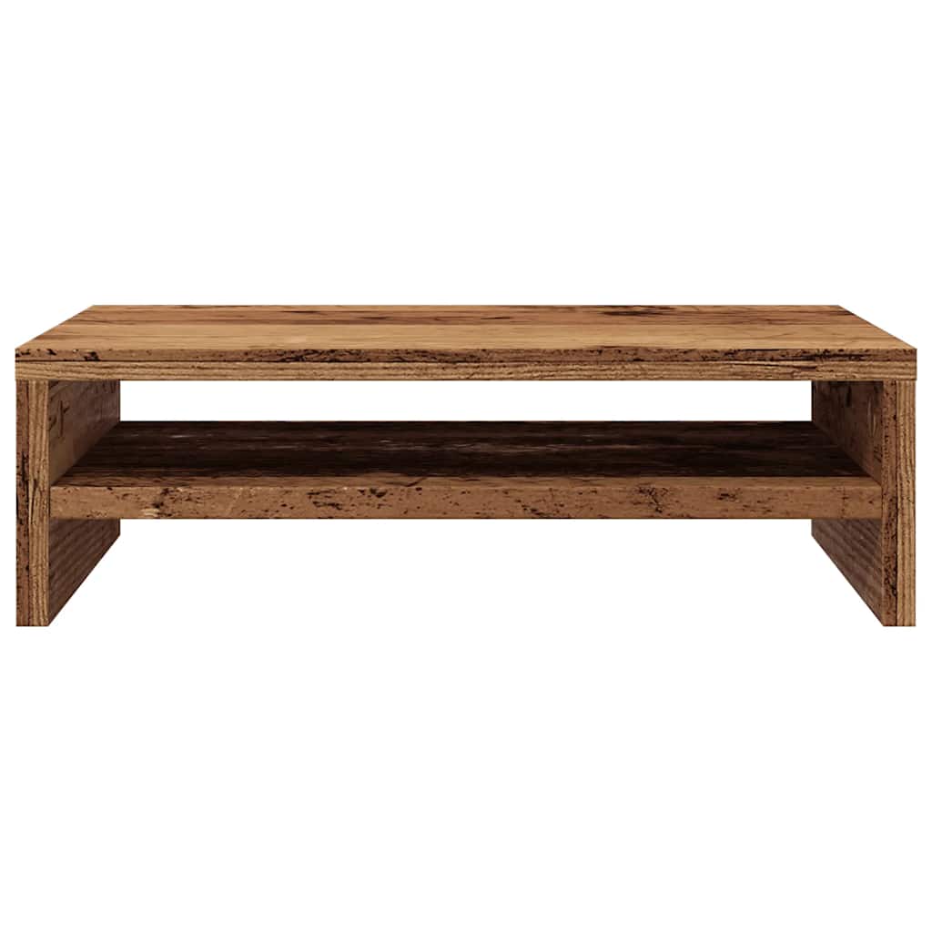 Βάση οθόνης vidaXL Παλιό ξύλο 42x24x13 cm Κατασκευασμένο ξύλο