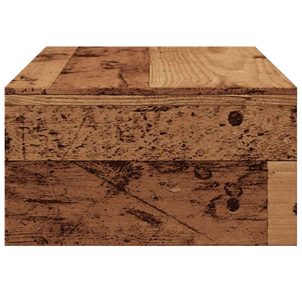 Βάση οθόνης vidaXL Παλιό ξύλο 42x24x13 cm Κατασκευασμένο ξύλο