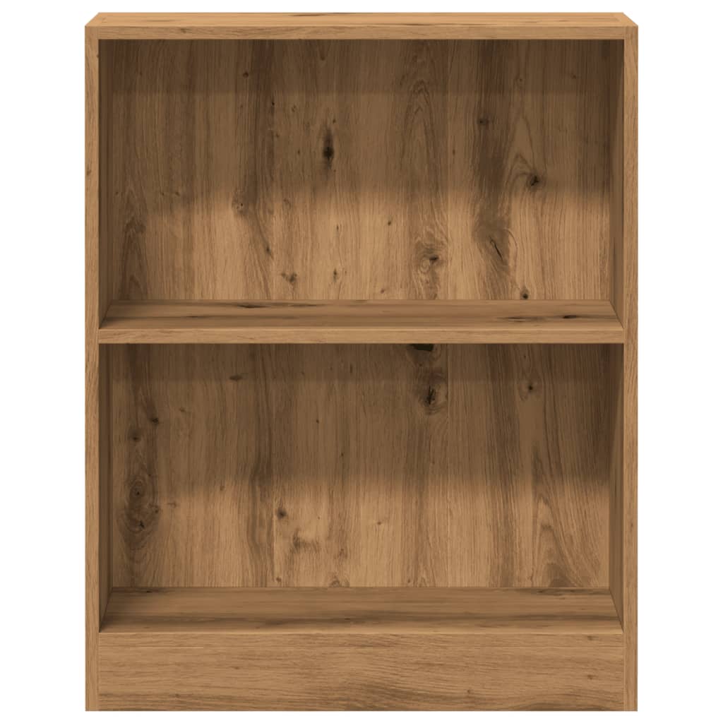 vidaXL Βιβλιοθήκη Αρτισιανή Δρυς 60x24x76 εκ. από Επεξεργασμένο Ξύλο