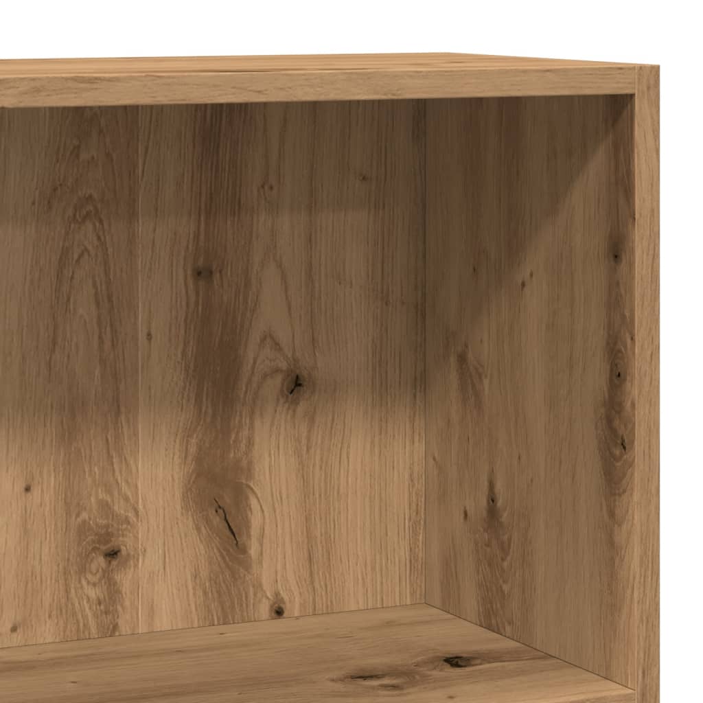 vidaXL Βιβλιοθήκη Αρτισιανή Δρυς 60x24x76 εκ. από Επεξεργασμένο Ξύλο