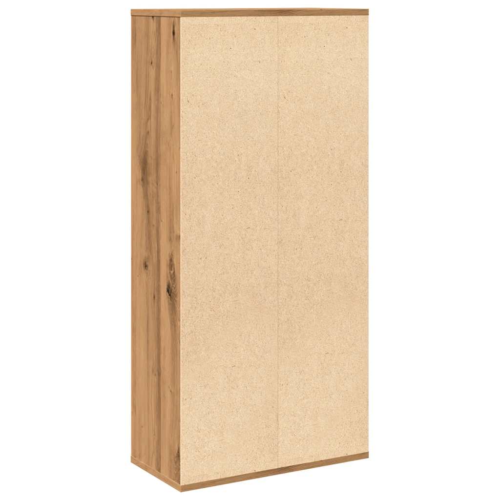 vidaXL Ντουλάπι βιβλίων Βελανιδιά τεχνίτη 50x25x104 cm