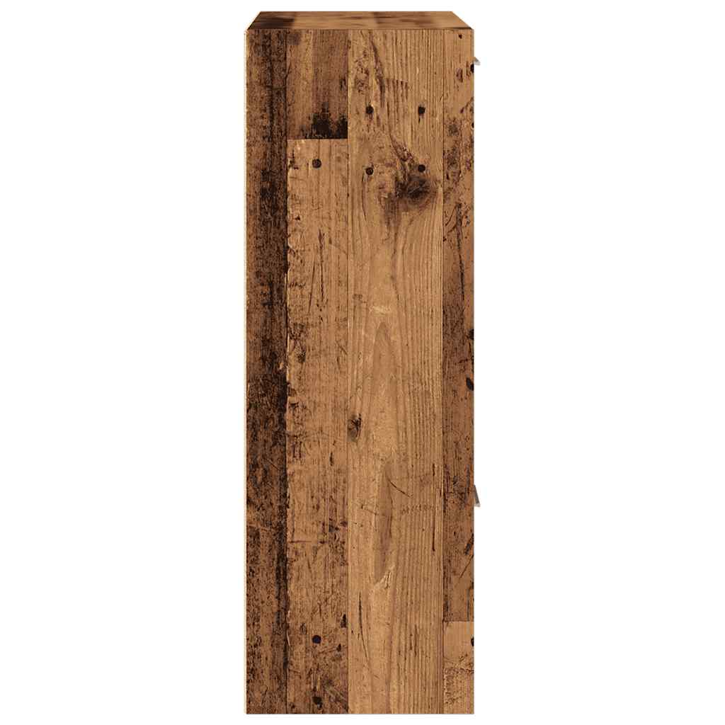 vidaXL Βιβλιοθήκη Παλαιό ξύλο 60,5x30x90 cm Ξύλινη κατασκευή