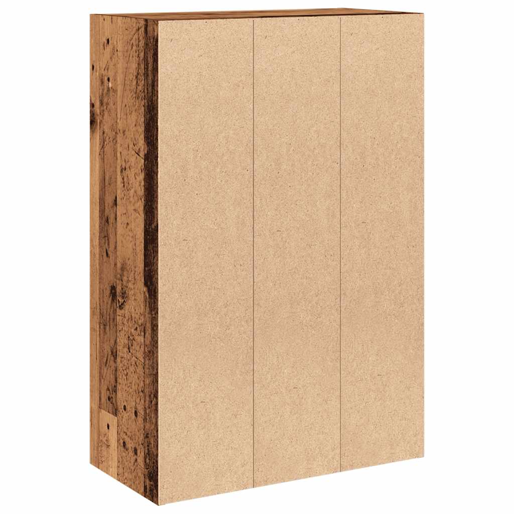 vidaXL Βιβλιοθήκη Παλαιό ξύλο 60,5x30x90 cm Ξύλινη κατασκευή
