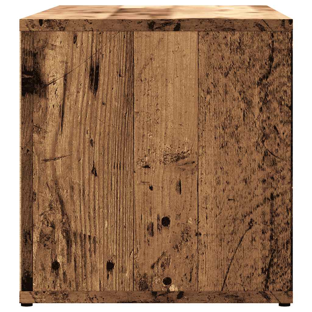 ντουλάπι τηλεόρασης vidaXL Παλιό ξύλο 80x34x35,5cm Κατασκευασμένο ξύλο