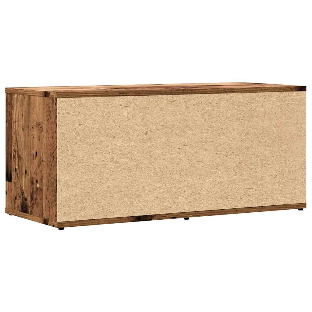 ντουλάπι τηλεόρασης vidaXL Παλιό ξύλο 80x34x35,5cm Κατασκευασμένο ξύλο