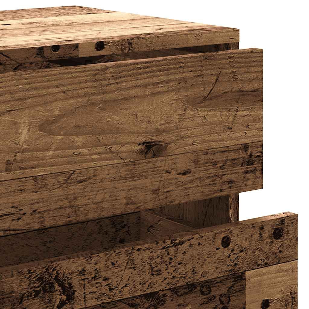 ντουλάπι τηλεόρασης vidaXL Παλιό ξύλο 80x34x35,5cm Κατασκευασμένο ξύλο